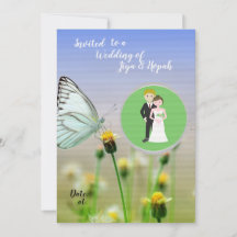 Column Paper Vintage Couple Garden Butterfly