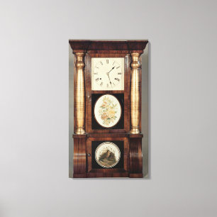 Columned clock, c.1855 canvas print