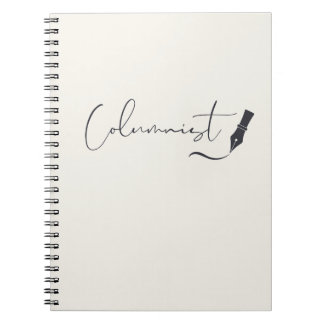 Columnist Script Notebook – Minimalist Writing Pen