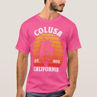 Colusa California Distressed Athletic Sports funny T-Shirt