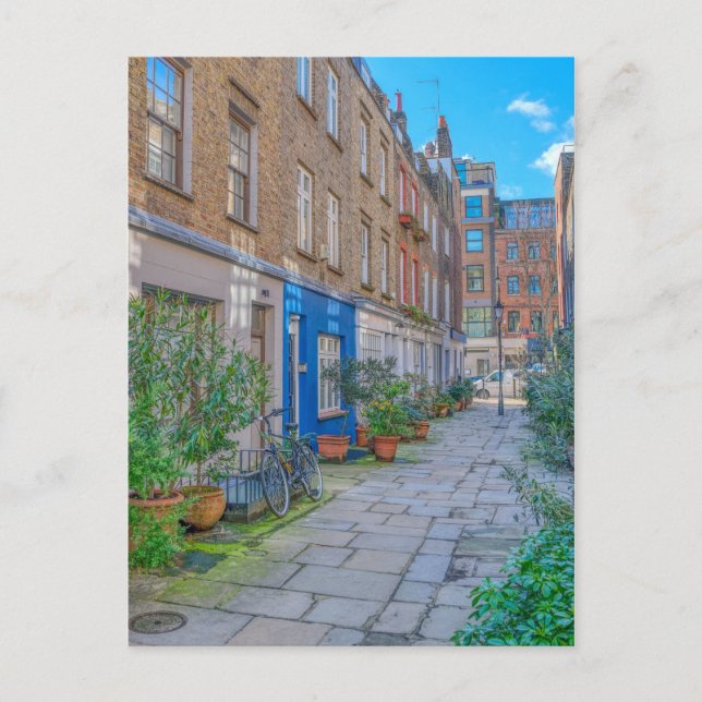 Colville Place, Fitzrovia London UK Postcard (Front)