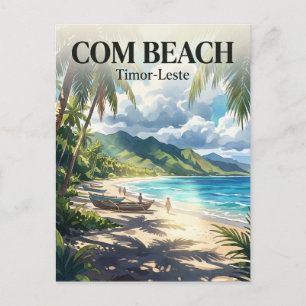 Com Beach, Com, Timor-Leste Timor-Leste Postcard