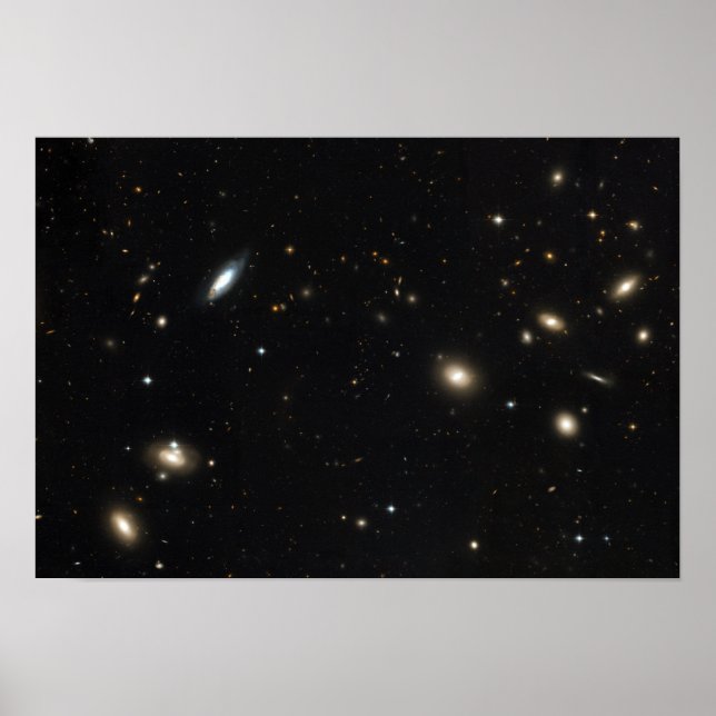 Coma Cluster of galaxies Poster (Front)