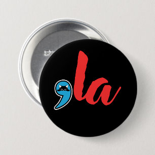 Coma La 2024 Cat Lady 7.5 Cm Round Badge