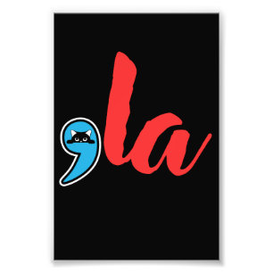 Coma La 2024 Cat Lady Photo Print