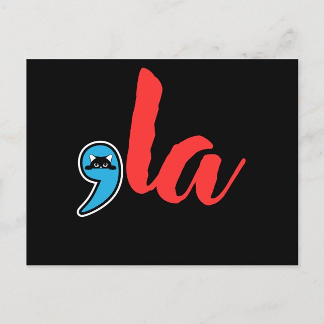 Coma La 2024 Cat Lady Postcard (Front)