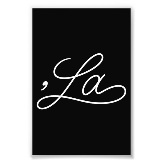 Coma La 2024 Photo Print (Front)