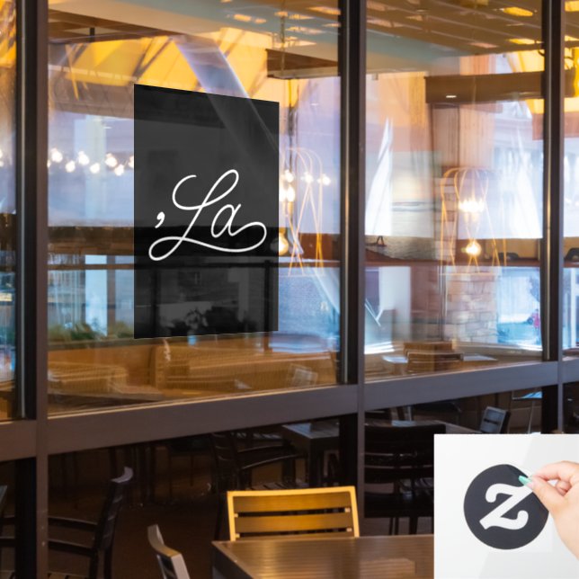 Coma La 2024 Window Cling (Restaurant Window)