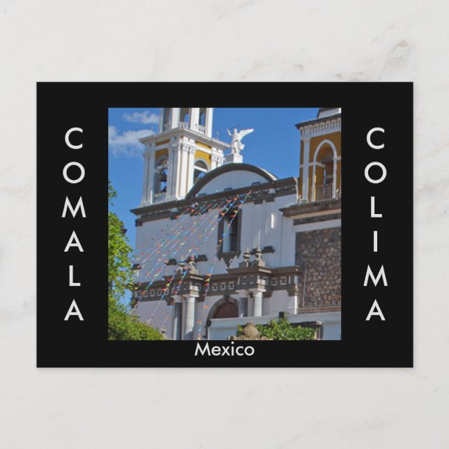 Comala, Colima, Mexico Postcard (Front)