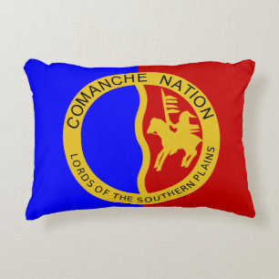 Comanche Nation Flag Decorative Cushion