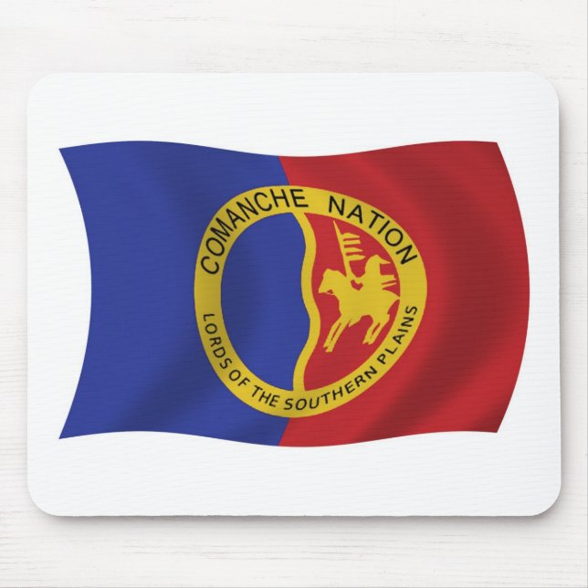 Comanche Nation Flag Mousepad (Front)