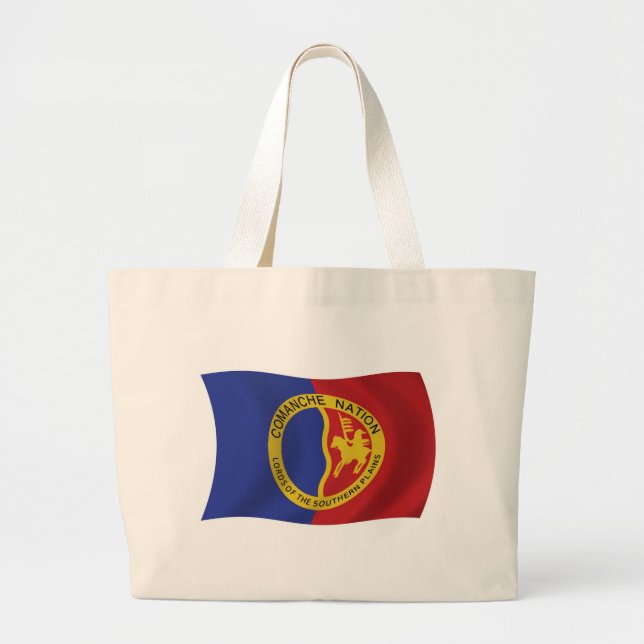 Comanche Nation Flag Tote Bag (Front)