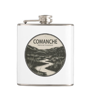 Comanche National Grassland Colorado Stream Hip Flask