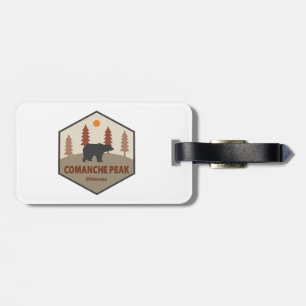 Comanche Peak Wilderness Colorado Bear Luggage Tag