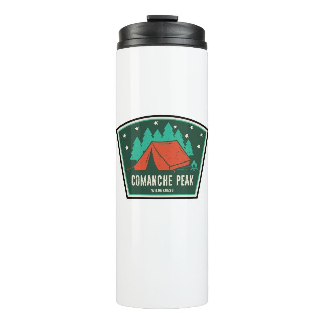 Comanche Peak Wilderness Colorado Camping Thermal Tumbler (Front)