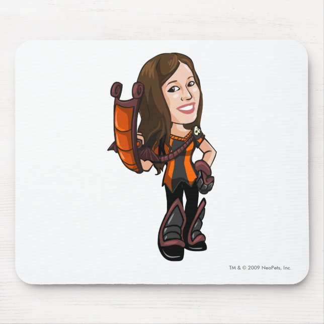 Comastar Haunted Woods Staff Player Mouse Mat (Front)