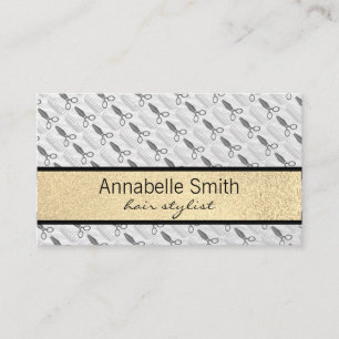 Comb and Shears / Hair Stylist Business Card