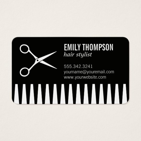 Comb | Hair Stylist Business Card