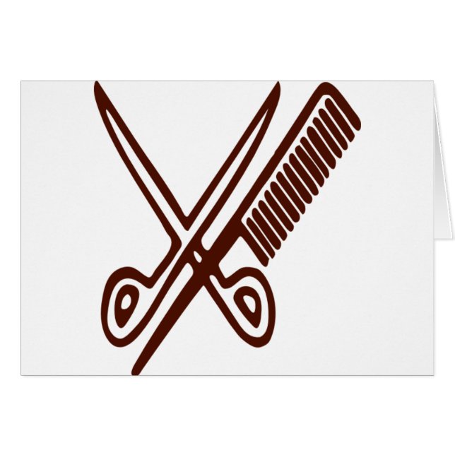 Comb & Scissors - Hairdresser (Front Horizontal)