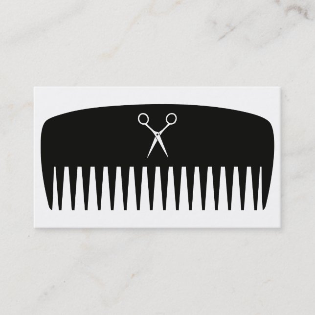 Comb & Shears Business Card (Front)