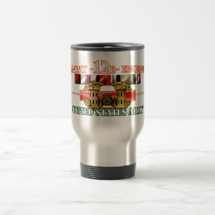 Combat 12B Engineer OEF OIF Travel Mug