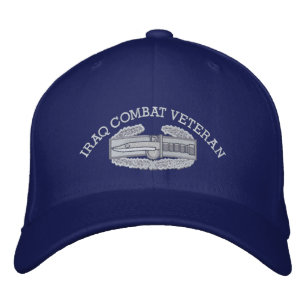 Combat Action Badge & Iraq Campaign Ribbon Hat