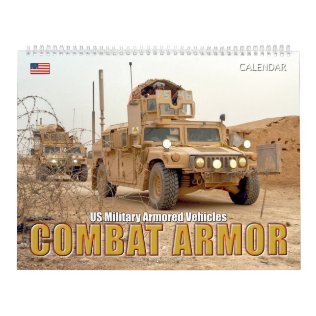 COMBAT ARMOR - US Military Armoured Vehicles Calendar (Cover)