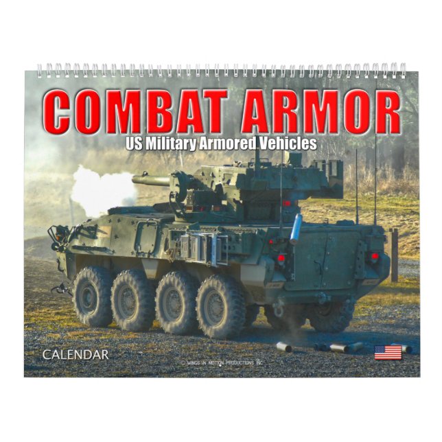 COMBAT ARMOR - US Military Armoured Vehicles Calendar (Cover)