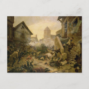 Combat at Cholet or The Suicide of General Postcard