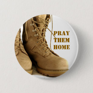 combat boots button