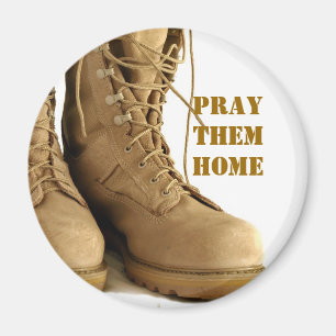 combat boots magnet