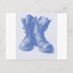 COMBAT BOOTS POSTCARD