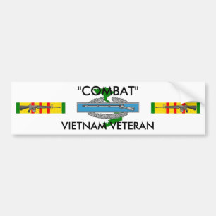 Combat bumper sticker