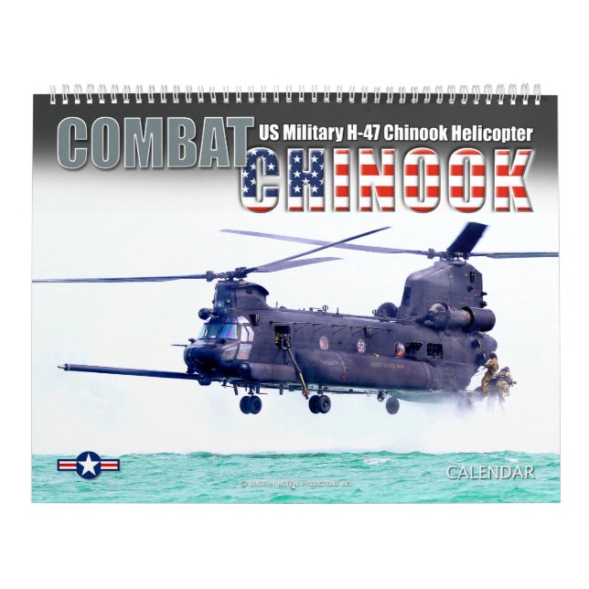 COMBAT CHINOOK - CH-47 Chinook Calendar (Cover)