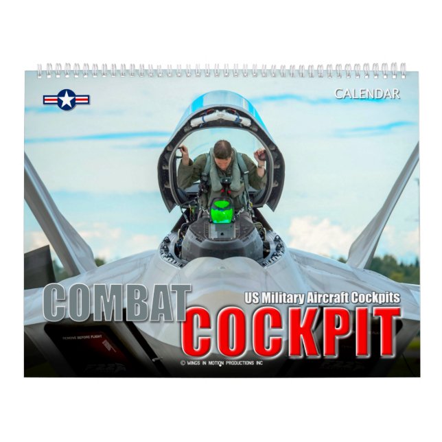 COMBAT COCKPIT - US Military Aircraft Cockpits Calendar (Cover)