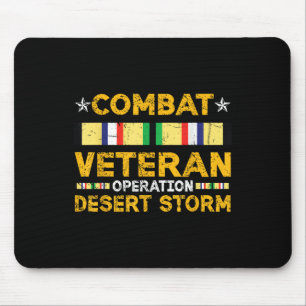 Combat Desert Storm Veteran Persian War Service Ri Mouse Mat
