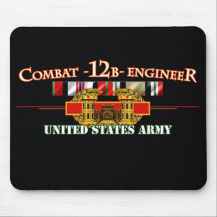 Combat Engineer 12B OEF OIF Mouse Mat