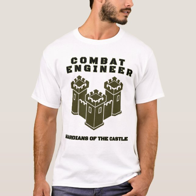Combat Engineer Castle Guardians T‑Shirt T-Shirt (Front)