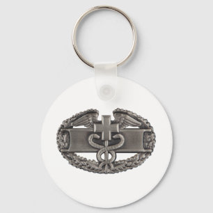 Combat Field Medical Badge (CFMB) Key Ring