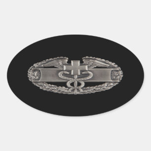 Combat Field Medical Badge (CFMB) Oval Sticker