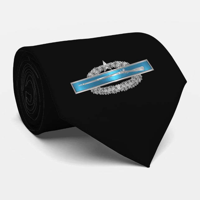 Combat Infantry Badge CIB Tie (Rolled)