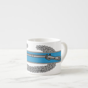 Combat Infantryman Badge CIB Army Veteran Espresso Cup
