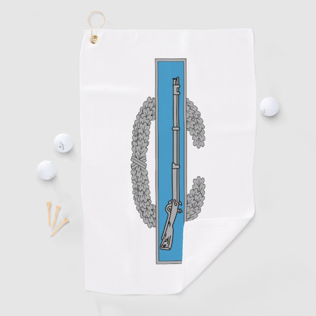 Combat Infantryman Badge CIB Army Veteran Golf Towel (InSitu)
