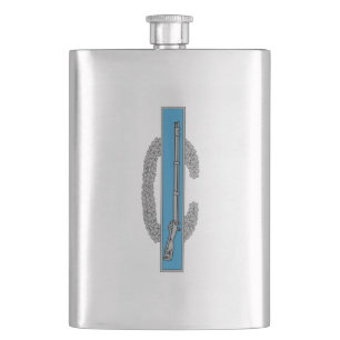 Combat Infantryman Badge CIB Army Veteran Hip Flask