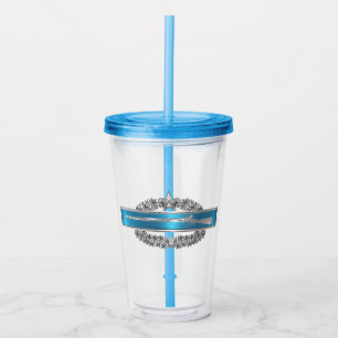 Combat Infantryman Badge with Combat Star Acrylic Tumbler