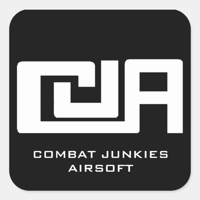 Combat Junkies Airsoft sticker (Front)
