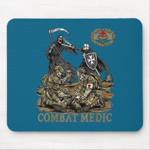 Combat Medic 68w Veteran Doc Survivor Design Mouse Mat