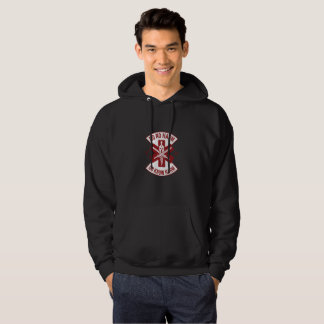 Combat Medic Do No Harm Black Hoodie for Veterans