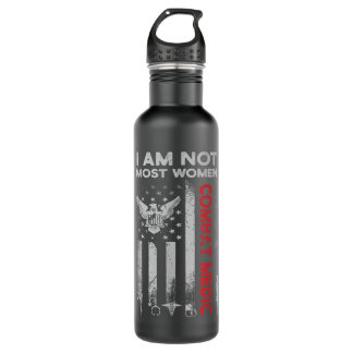 Combat Medic Most Women USA American Military  710 Ml Water Bottle
