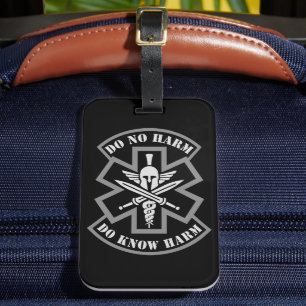 Combat Medic - Spartan Patch Luggage Tag